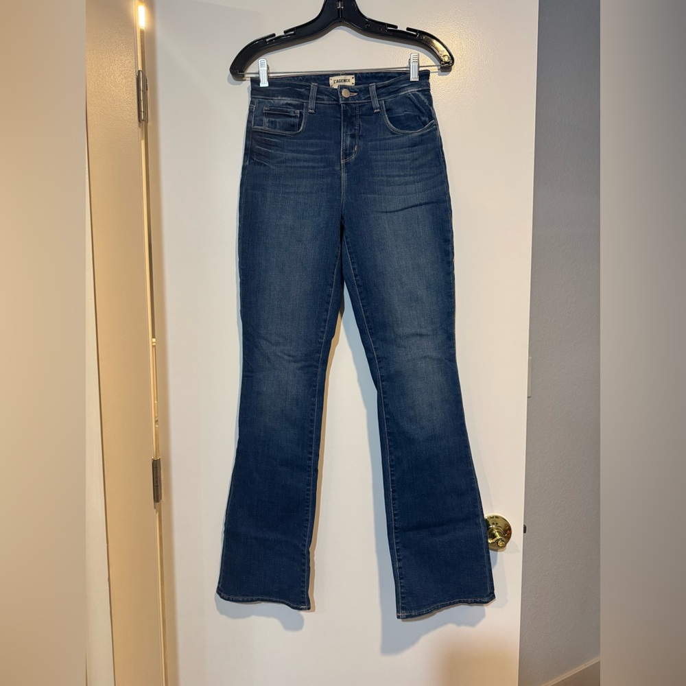 L’AGENCE Oriana High Rise Straight Leg Jeans - Size 25
